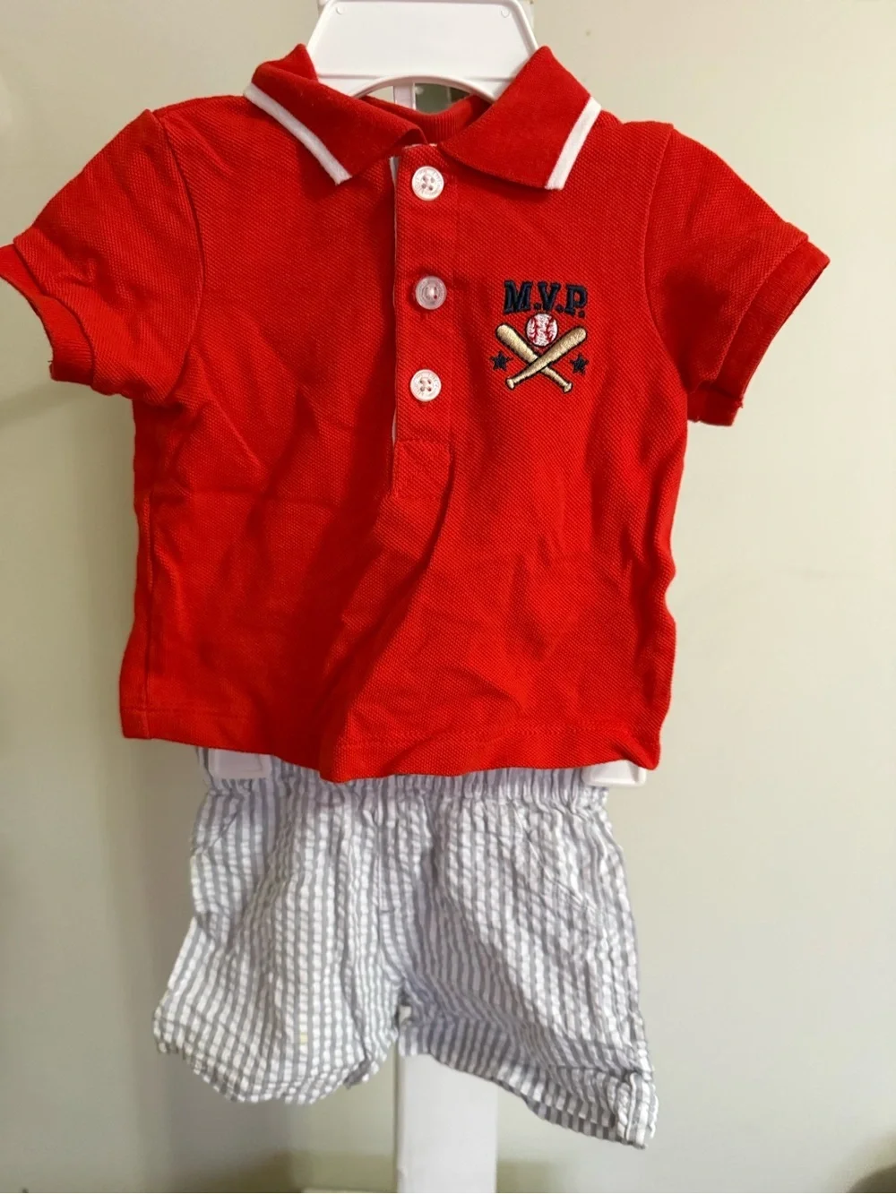 Bundle of 2 Little Me Baseball Outfits